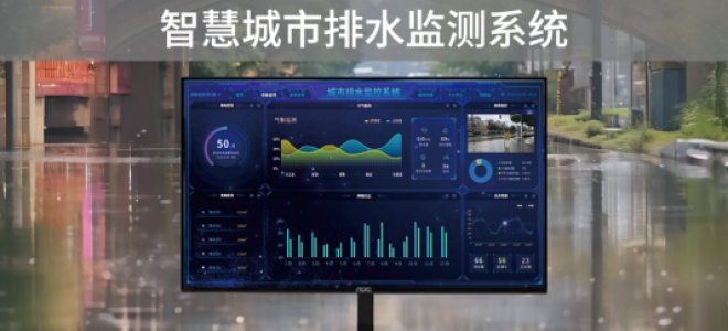 智慧排水監測系統，可視化管理，助力城市水利水務建設